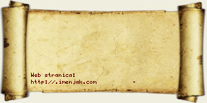 Isidora Ćosić vizit kartica